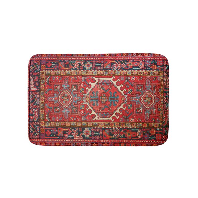 Antique Oriental Turental Persian Carpet Badrumsmatta (Framsidan)