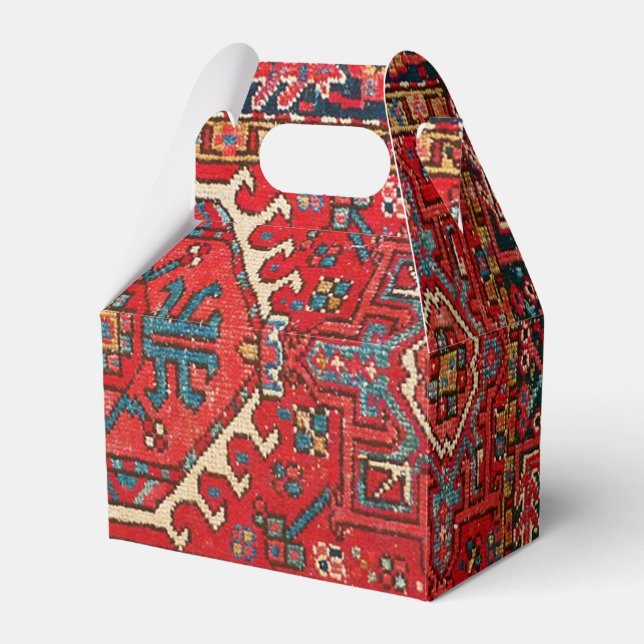 Antique Oriental Turental Persian Carpet Presentaskar (Framsidan Sidan)