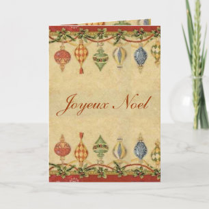 Antique Ornaments Helgkort