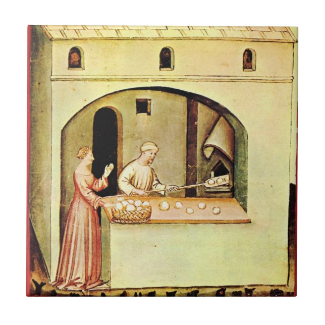 ANTIQUE OVEN BAKER,BAKERY BREAD SHOP KAKELPLATTA (Framsidan)