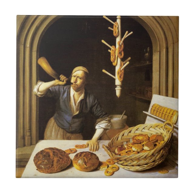 ANTIQUE OVEN BAKER,BAKERY BREAD SHOP KAKELPLATTA (Framsidan)