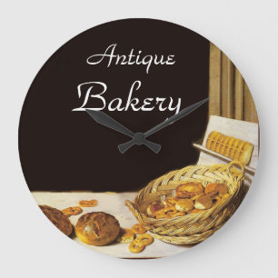 ANTIQUE OVEN BAKER, BAKERY BREAD SHOP STOR KLOCKA