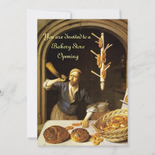 ANTIQUE OVEN BAKERY BREAKFEAST PARTY INBJUDNINGAR