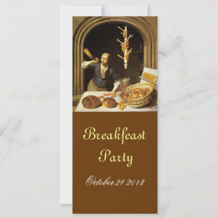 ANTIQUE OVEN BAKERY BREAKFEAST PARTY INBJUDNINGAR