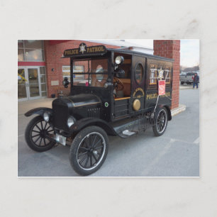 Antique Paddy Wagon Vykort
