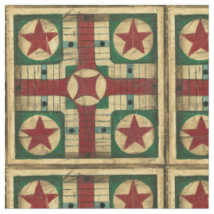 Antique Parcheesi Game Board av Ethan Harper Tyg