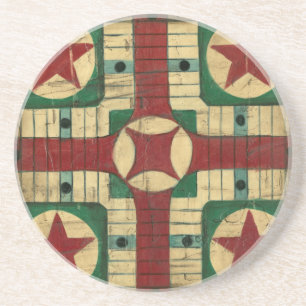 Antique Parcheesi Game Board av Ethan Harper Underlägg