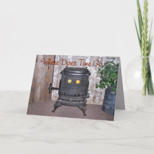 Antique ParlorStove-anpassa valfri tillfälle Kort