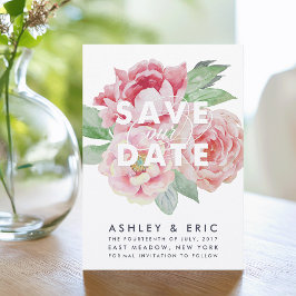 Antique Peony Spara our Date Datumet