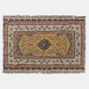 Antique Persian Carpet Elegant Design Filt