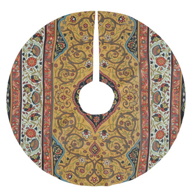 Antique Persian Carpet Elegant Design Julgransmatta Borstad Polyester (Framsidan)