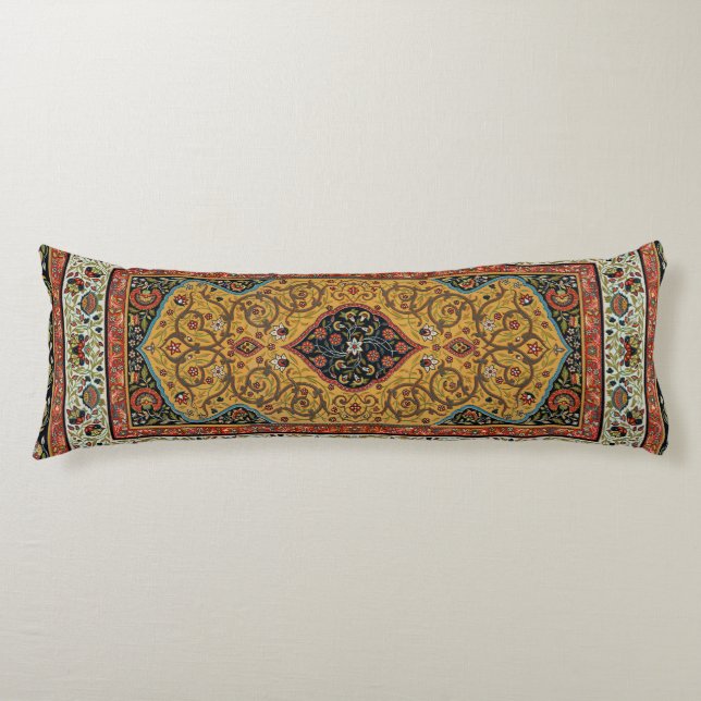 Antique Persian Carpet Elegant Design Kroppskudde (Framsidan)