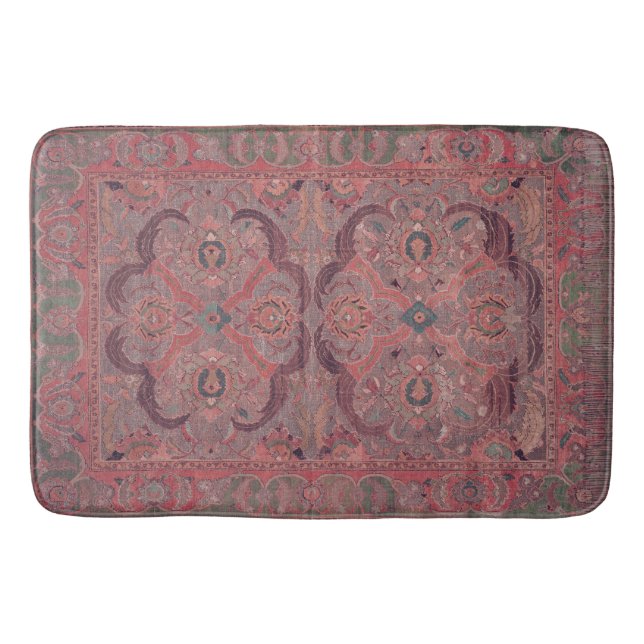 Antique Persian Carpet Rosa Bath Mat Badrumsmatta (Framsidan)