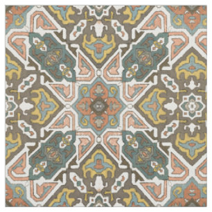 Antique Persian Geometric Mönster Skriv ut Tyg