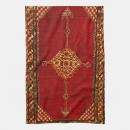 Antique Persian matta mönster Kökshandduk
