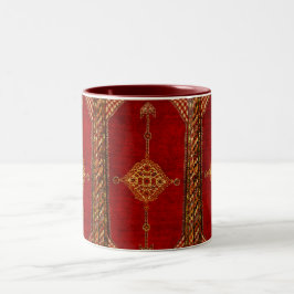 Antique Persian matta mönster Två-Tonad Mugg