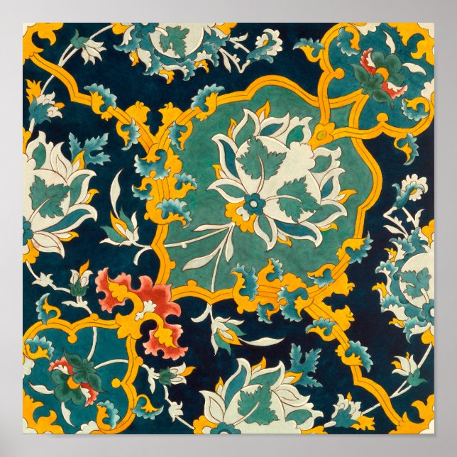 Antique Persian Ornament Poster (Framsidan)