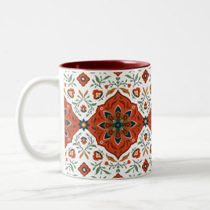 Antique Persian Turkiska Matta-kaffe Mugg