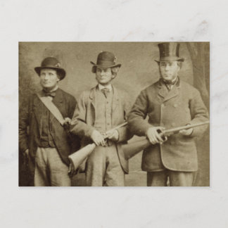Antique Photograph - The Hunting Party Vykort