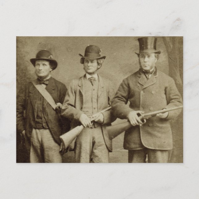 Antique Photograph - The Hunting Party Vykort (Framsida)