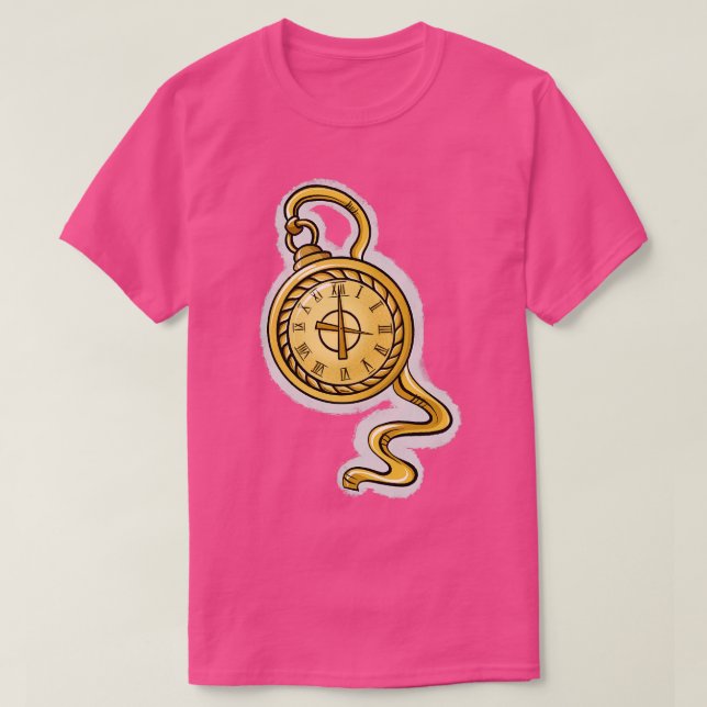 Antique Pocket Watch T Shirt (Design framsida)
