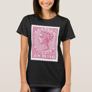 Antique Postage Frimärke Ceylon Queen Victoria T Shirt
