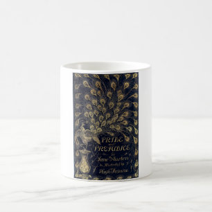Antique Pride and Prejudice Peacock Edition Cover Kaffemugg