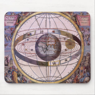 Antique Ptolemaic Solar System, Andreas Cellarius Musmatta