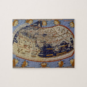 Antique Ptolemaic World Map, Johannes of Arnsheim Pussel