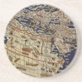 Antique Ptolemaic World Map, Johannes of Arnsheim Underlägg