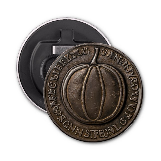 Antique Pumpkin Coin Flasköppnare (Framsidan)
