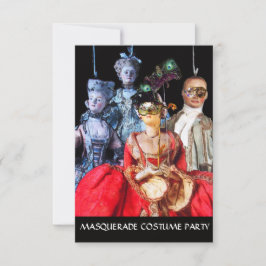 ANTIQUE PUPPETS MASQUERADE COSTUME PARTY OSA INBJUDNINGAR