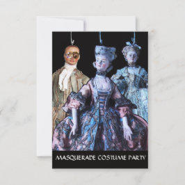 ANTIQUE PUPPETS MASQUERADE COSTUME PARTY OSA INBJUDNINGAR