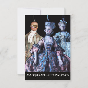ANTIQUE PUPPETS MASQUERADE COSTUME PARTY OSA INBJUDNINGAR