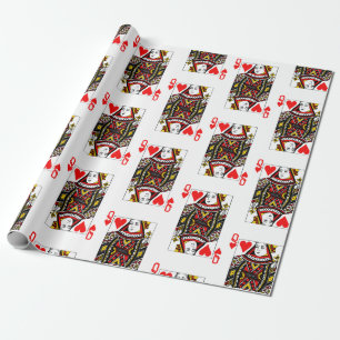 Antique Queen of Hearts Presentpapper