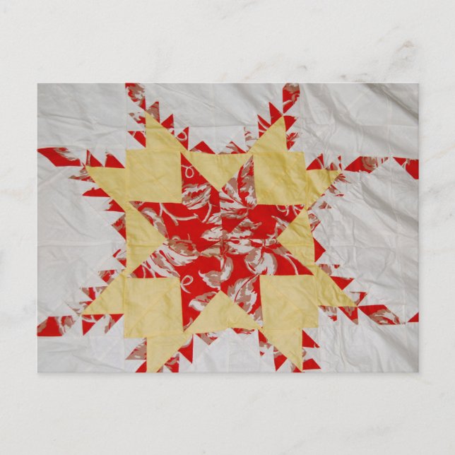 Antique Quilt Vykort (Framsida)