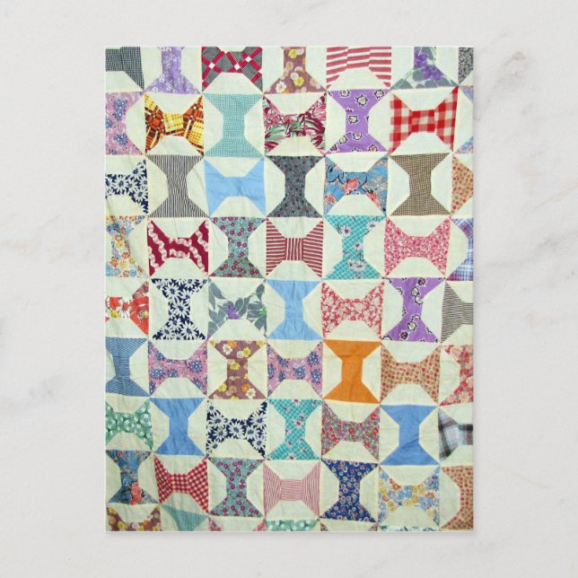 Antique Quilt Vykort (Framsida)