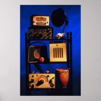 Antique Radio Poster