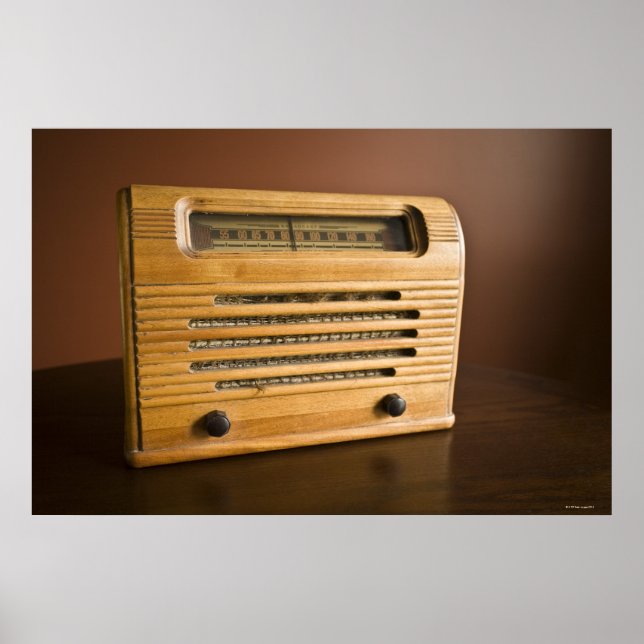Antique Radio Poster (Framsidan)