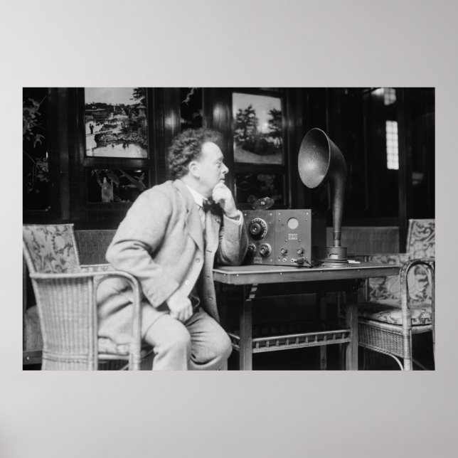 Antique Radio, tidigt 1900-talet Poster (Framsidan)