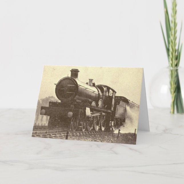 Antique Railmotor card Kort (Framsida)