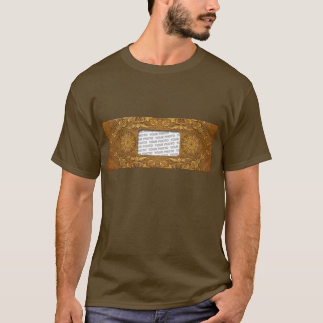 Antique Ram I + din bild och backgr. T Shirt (Framsida)