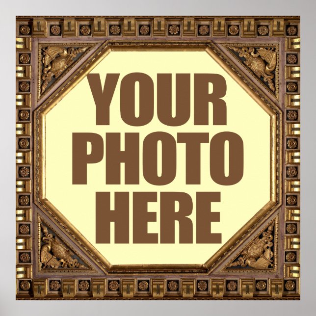 Antique Ram med DIN PHOTO-poster Poster (Framsidan)