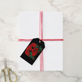 Antique Red-jultelefon, koordinering Presentetikett
