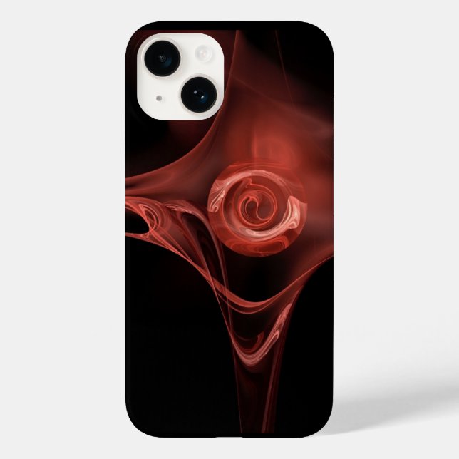 ANTIQUE RED ROSA FRACTAL RO (Baksida)