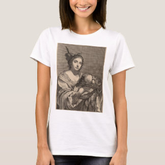 Antique Religious Engraving of Girl T Shirt
