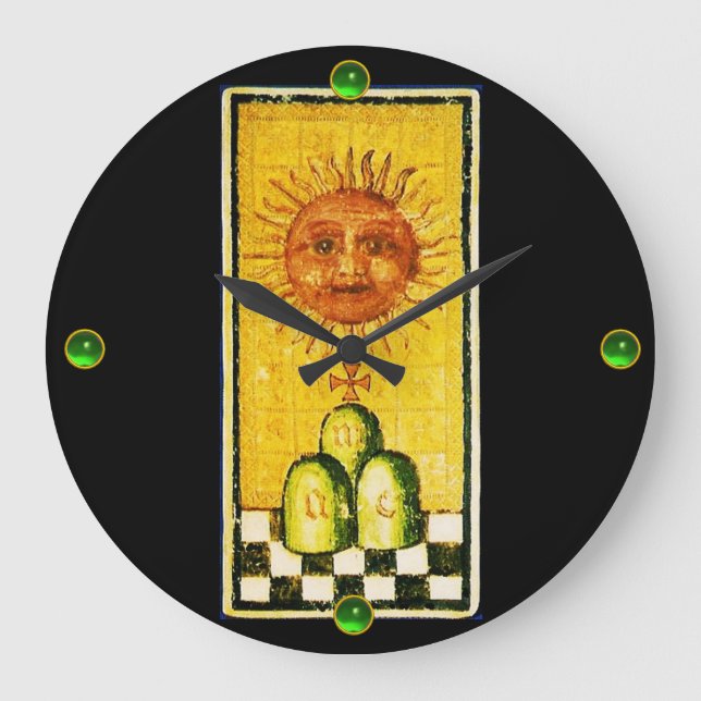 ANTIQUE RENAISSANCE MÅL 19/SOL STOR KLOCKA (Framsida)