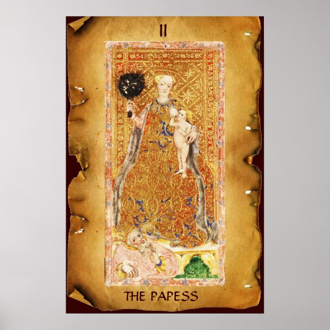 ANTIQUE RENAISSANCE TAROOT 2 / PAPPESS POSTER (Framsidan)