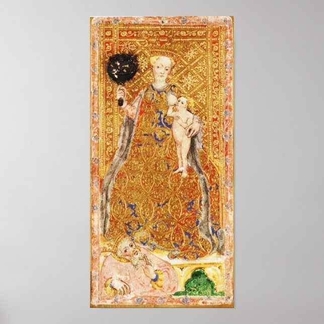 ANTIQUE RENAISSANCE TAROOT 2 / PAPPESS POSTER (Framsidan)