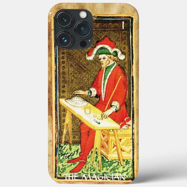 ANTIQUE RENAISSANCE TAROT 1 / MAGICIAN (Baksida)